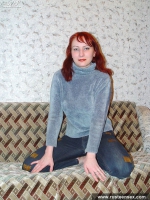 Teen redhead amateur nude posing