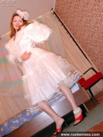 Russian teen bride masturbates with dildo