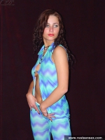 Russian teen brunette shows her great body and pussy
