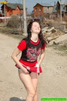 Pissing gal