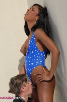 Patriotic Rooftop Blowjob