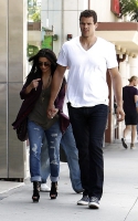 Kim Kardashian leaving Nate n Als in Beverly Hills