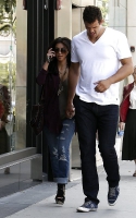 Kim Kardashian leaving Nate n Als in Beverly Hills