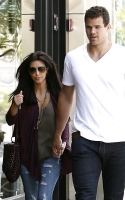 Kim Kardashian leaving Nate n Als in Beverly Hills