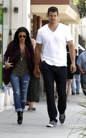 Kim Kardashian leaving Nate n Als in Beverly Hills