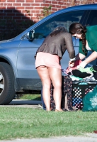 Gordita mostrando solo un poco