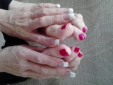 Mature faw feet