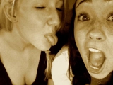 Cute Teens -Mouth Wide Open