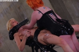 Femdom lesbian hot waxing