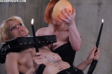 Femdom lesbian hot waxing
