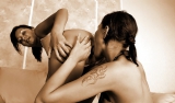 Girl asslick girl anus