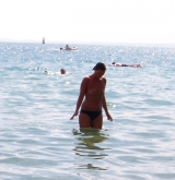 Topless beach