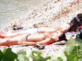 Topless beach