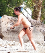 Topless beach