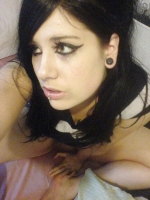Self-shot Emo Teen