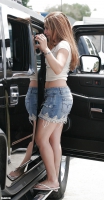 Latina Car Show Denim Skirt