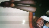 My cum on footjob teen