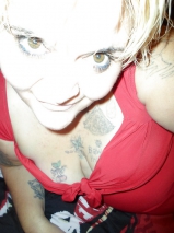 Naughty teasing posing in red n gold