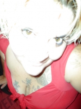 Naughty teasing posing in red n gold