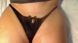 Me in black lingerie