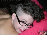 Petite Nerdy Babe With A Hairy Pussy - TrueAmateurModels.com