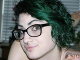 Nerdy Punk Teen With Glasses