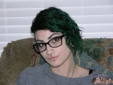 Nerdy Punk Teen With Glasses