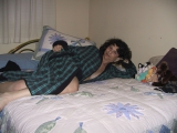 mom of 2 lusy fay in robe