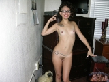Glasses Babe Hairy Bush