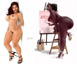 Ebony and Black Cartoon Fantasies
