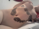 Chav Hipster emo selfies - british teen naked selfie set