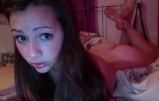 Brunette hottie teen - british amateur nude at home