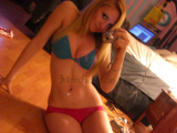 Blonde scally teen chavette - nude snaps from her collection