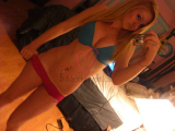 Blonde scally teen chavette - nude snaps from her collection