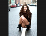 Pussy girls on the street without panties Photo erotica