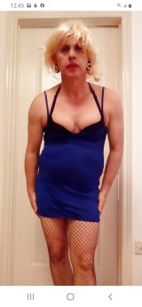 Crossdresser dressed in sexy clothes