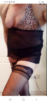 Crossdresser dressed in sexy clothes