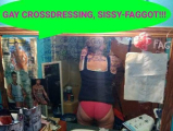 SISSY-FAGGOT TRAVIS CAUSEY LOVES COCKS & CROSSDRESSING