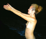 Russian woman on vacation