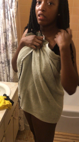 Real cheating ebony milf with nice tits