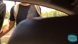 PICKING UP A STUDENT FROM THE BUS STOP