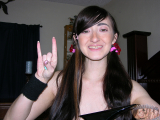 Tifa Quinn Nude With Electric Guitar And Black BC Rich Bass