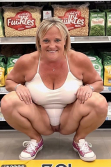 Diane Tanner a slutty schoolteacher nude at the supermarket