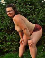 Monique naughty nude outdoor