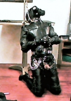 Leather Tiny Dick Jerkoff Session 1