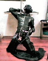 Leather Tiny Dick Jerkoff Session 1