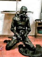 Leather Tiny Dick Jerkoff Session 1