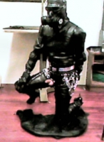 Leather Tiny Dick Jerkoff Session 1