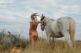 Erotic teen posing