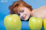 Lovely naked redhead